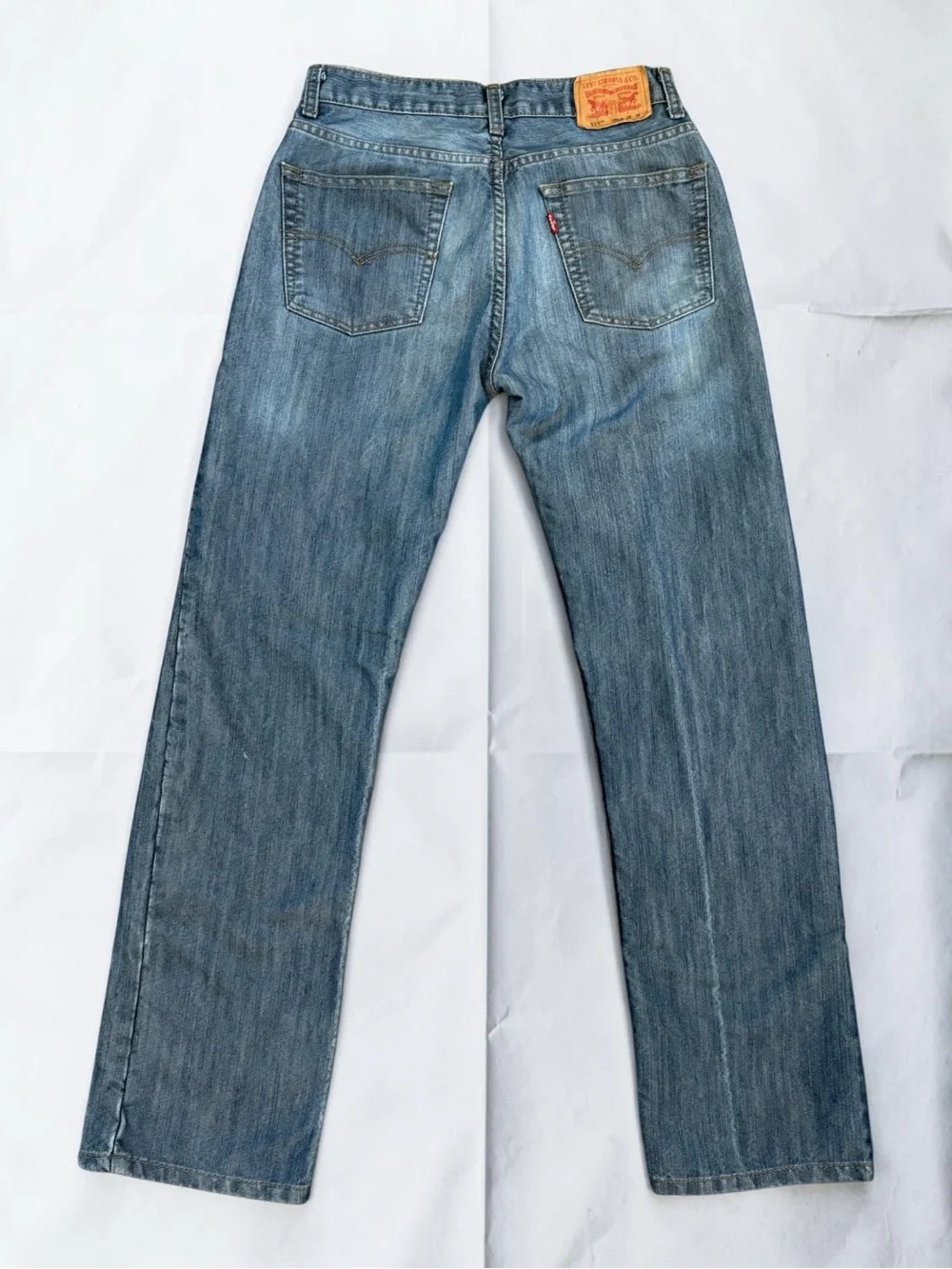 Levi's 514 Size 20 Slim Straight Fit Blue Jeans Denim Cotton W28 L30 EUC Teens